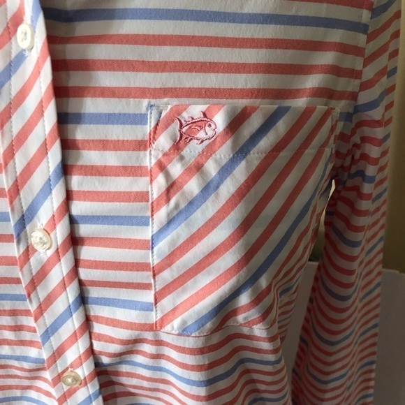 Southern Tide Emery Button Front Shirt Sz XS NWT - Picture 5 of 9